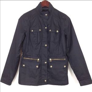 Tommy Hilfiger navy blue rain jacket